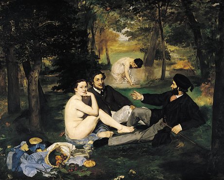 ‘Le déjeuner sur l’herbe’ dat zich in Musée d’Orsay bevindt