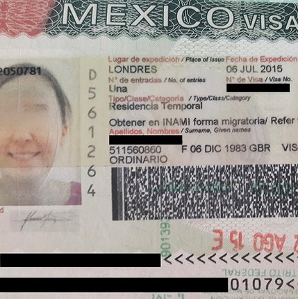 Visum voor Mexico in je paspoort